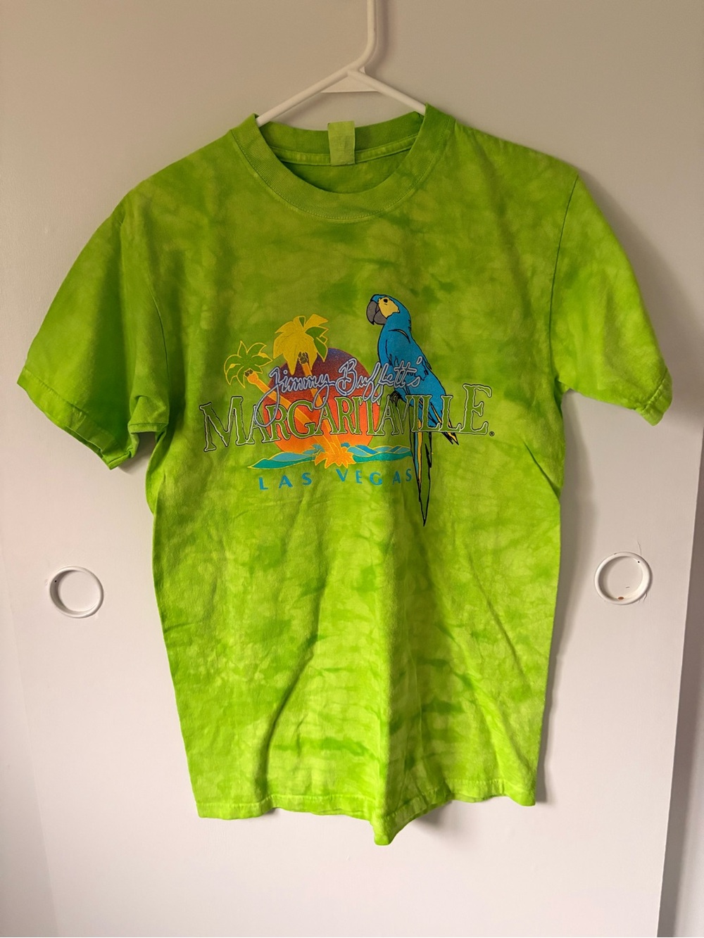 Margaritaville Las Vegas Florida T-Shirt Green Tie Dye Jimmy Buffet